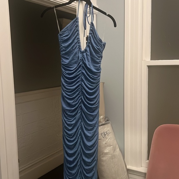 Zeynep Arcay jersey ruched midi dress NWT - Picture 5 of 5